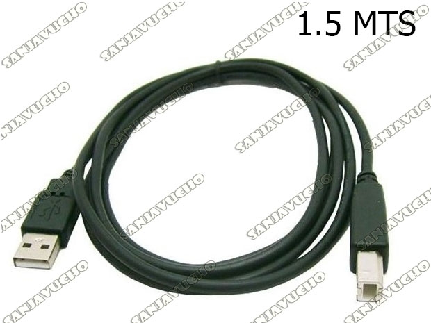 << CABLE IMPRESORA A USB 2.0 2 MTS